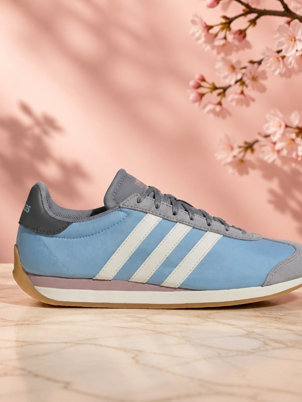 Adidas Country OG Light Blue Retro Runner with White Stripes NEW WITHOUT THE BOX